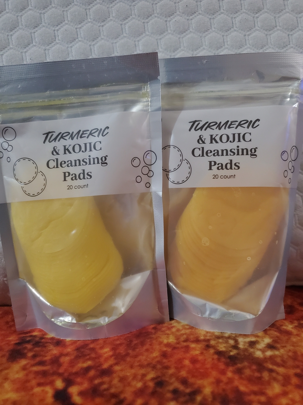 Turmeric & Kojic Cleansing Pads – Yellow